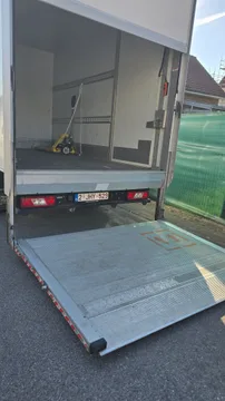 ford transit truck with tail lift